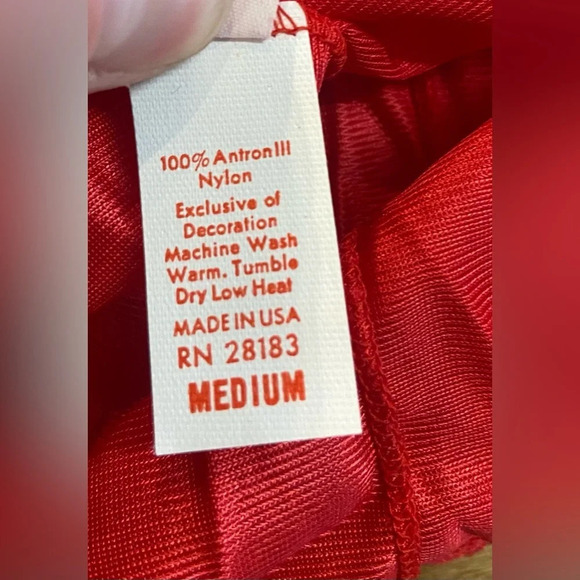 ASHLEY TAYLOR Vintage 80s 90s Red Lingerie Set Two Piece Size Medium 6 USA Made - Picture 12 of 16